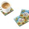 Edge Collections - Multicolor - Exotic Beach Car Coasters Set for Vehicles